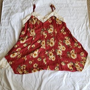 Forever 21 plus sunflower dress 2x